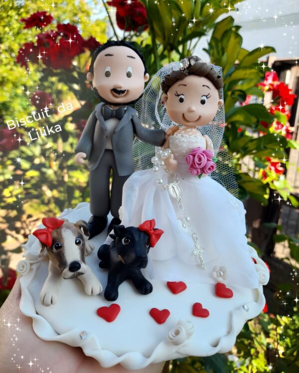 Topo de Casamento com Pets