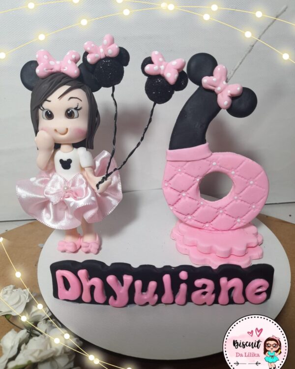 Topo Menina Minnie